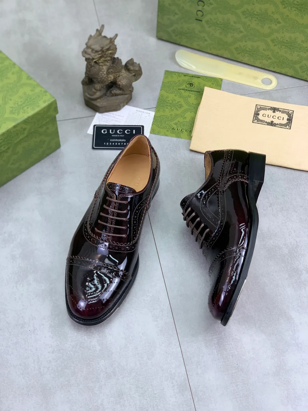 Men's men's shoes 💰P640 [New style] Water dyed cowhide 💰💎💎💎 [Gucci] GUCCI high-end men's formal business leather shoes, original order 1:1! Original imported high-end open-edge beaded calfskin, original metal buckle, imported first-layer cowhide lining for feet. Original high-end outsole, men's shoe size: 39-44 (45 customized) 3️⃣ colors available